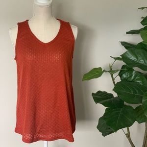 Liz Claiborne Burnt Orange Tank Top - NWOT